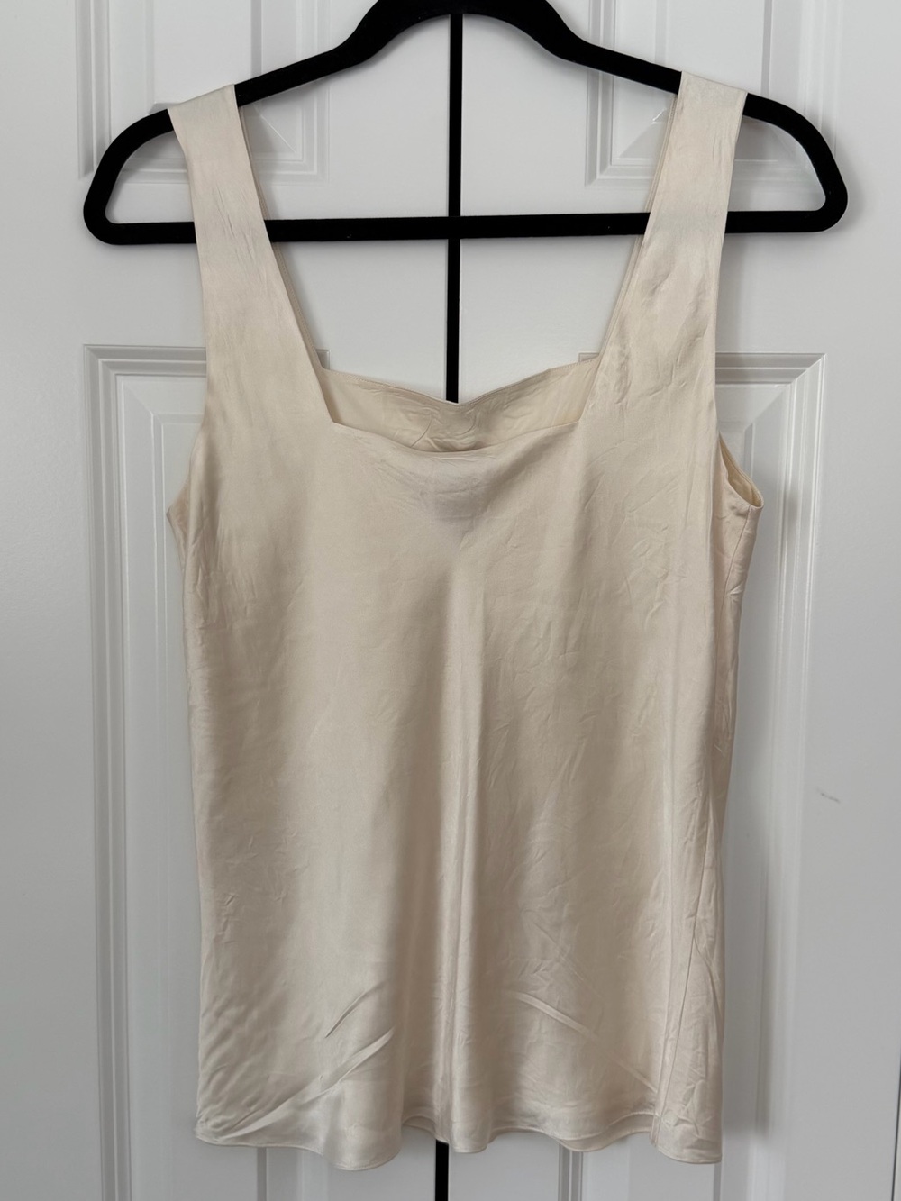Nordstrom Intimates Ivory Silk Sleeveless Top - Picture 2 of 3